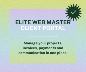 Elite Web Master Client Portal and CRM